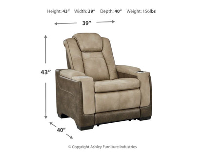 Next-Gen DuraPella Performance Fabric Dual Power Recliner