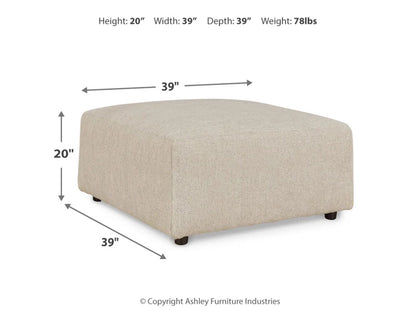 Edenfield Oversized Accent Ottoman