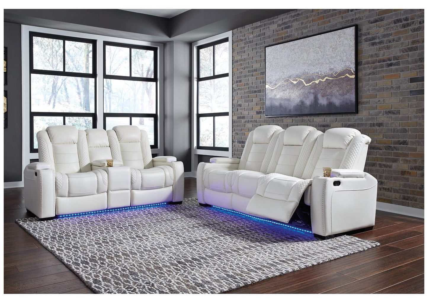 Party Time Sofa and Loveseat