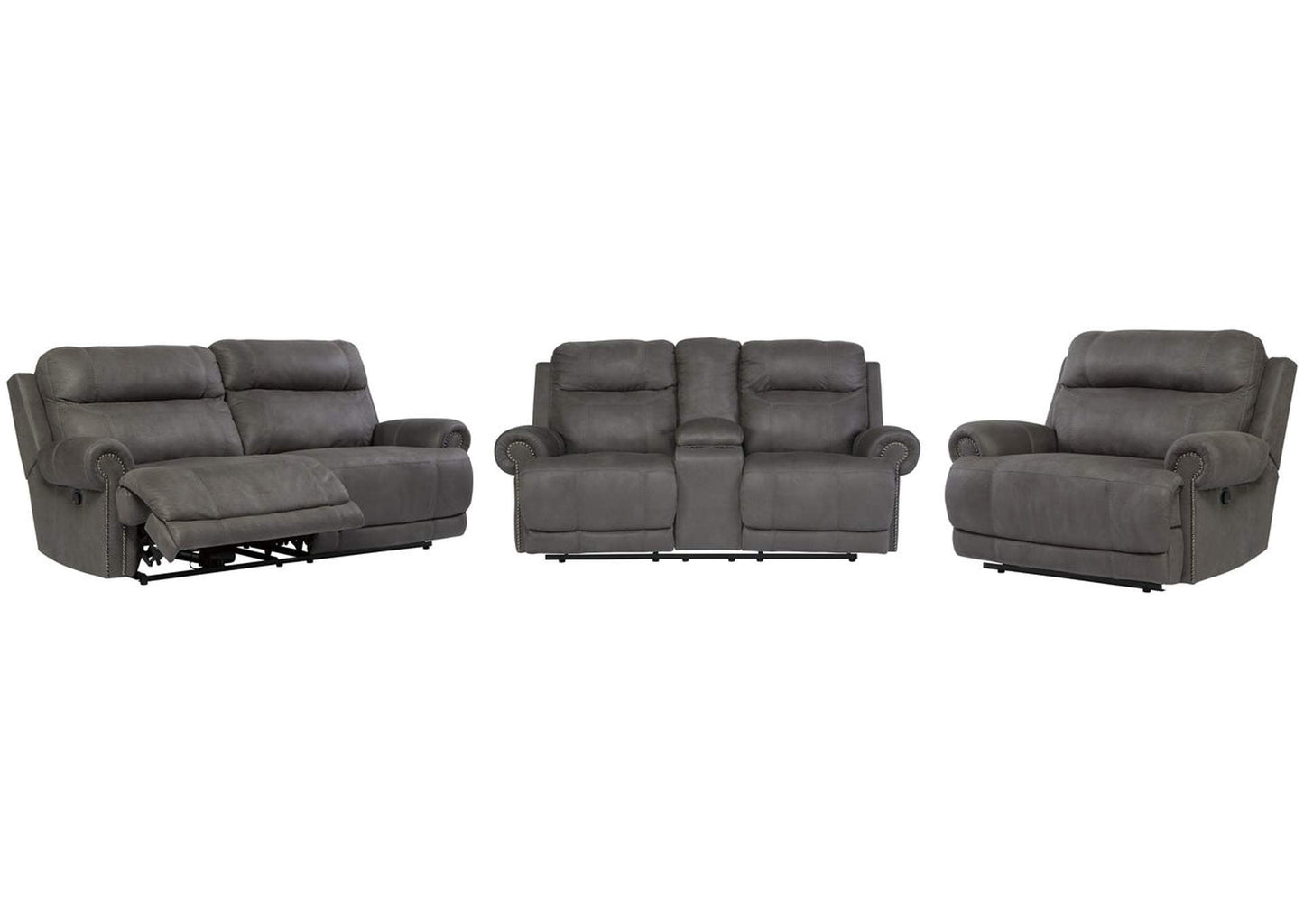 Austere Sofa, Loveseat and Recliner