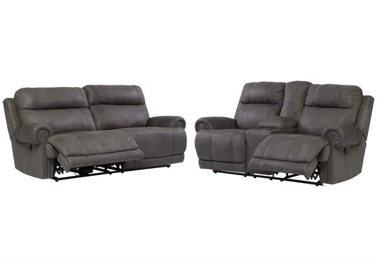 Austere Sofa and Loveseat