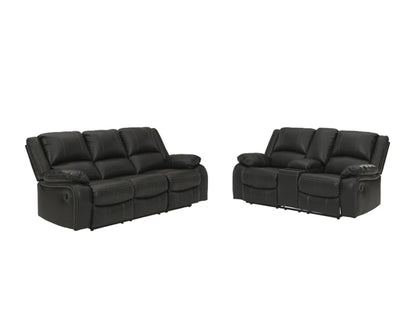 Calderwell Manual Reclining Sofa and Loveseat