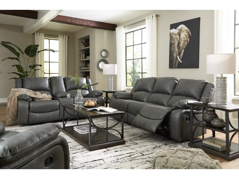 Calderwell Manual Reclining Sofa and Loveseat