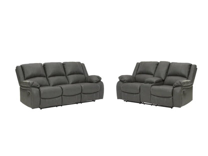 Calderwell Manual Reclining Sofa and Loveseat