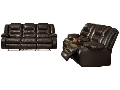 Vacherie Manual Reclining Sofa and Loveseat