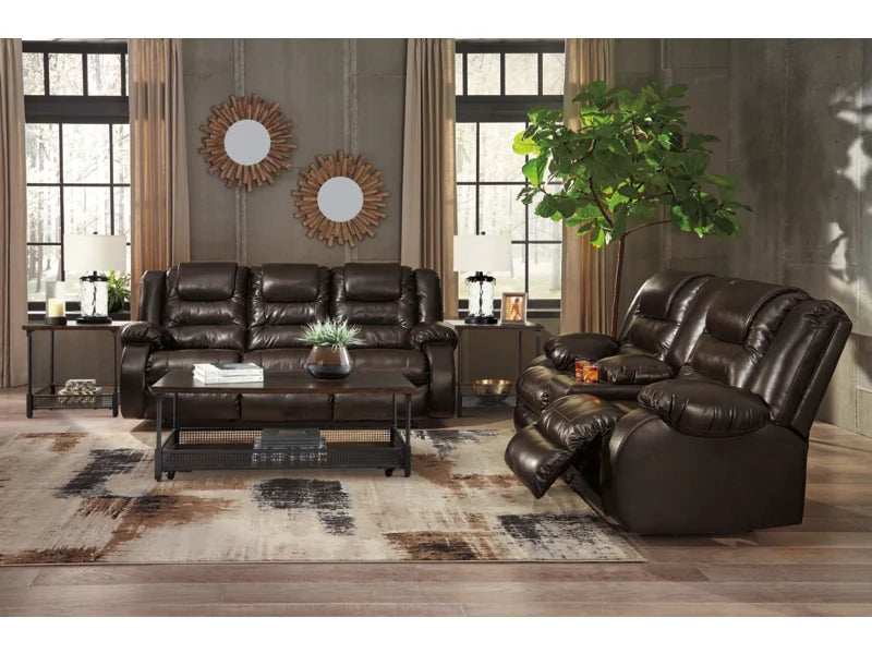 Vacherie Manual Reclining Sofa and Loveseat