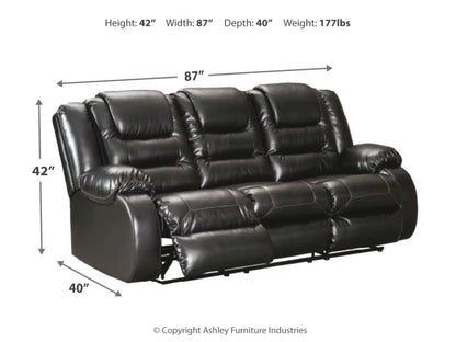 Vacherie Manual Reclining Sofa and Loveseat