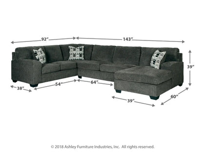 Ballinasloe 3-Piece Sectional with Chaise