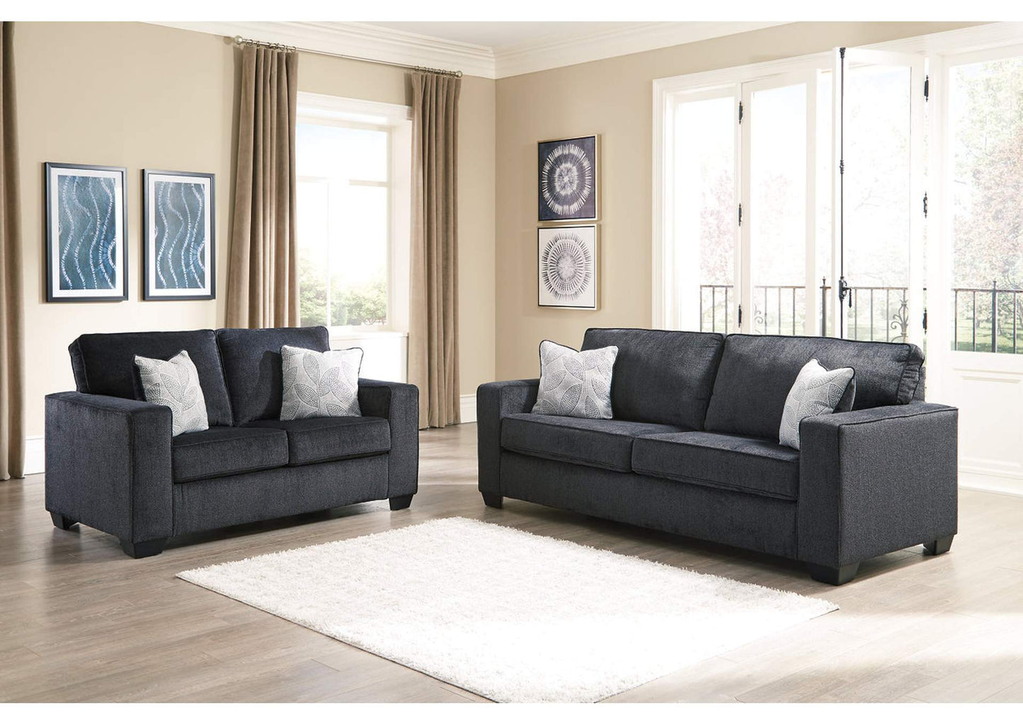 Altari Sofa and Loveseat