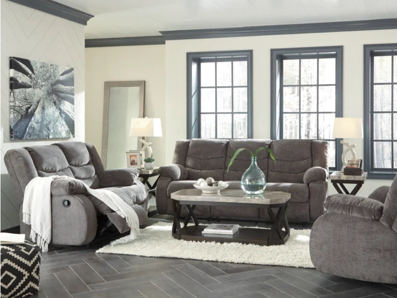 Tulen Manual Reclining Sofa, Loveseat and Recliner Set