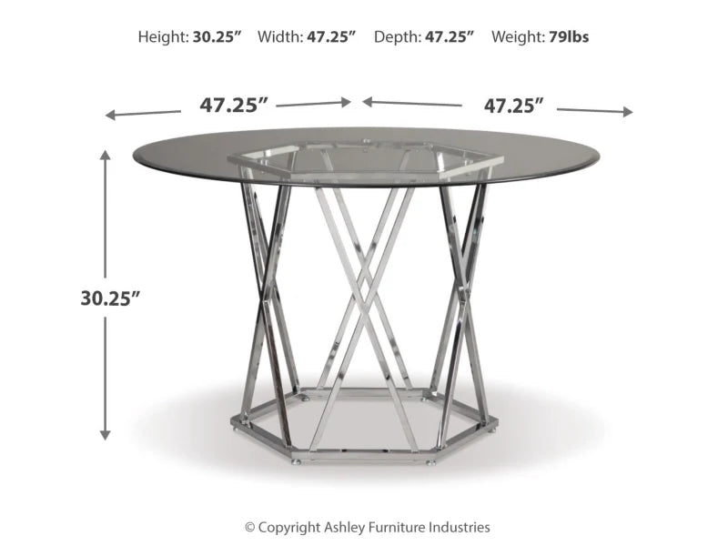 Madanere Dining Table and 4 Chairs